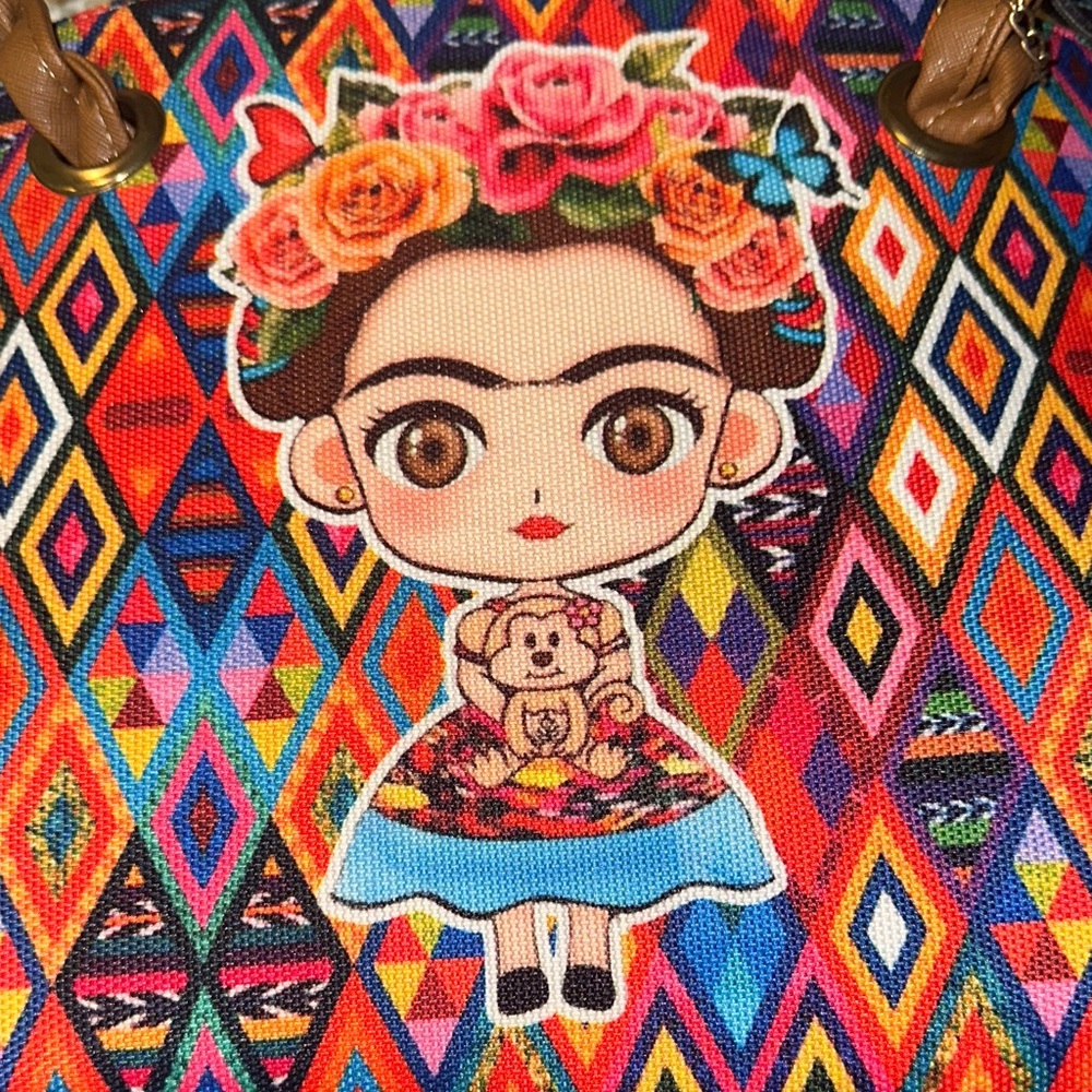 Colorful Patterned Women's Bag Frida bag - Picture 13 of 13